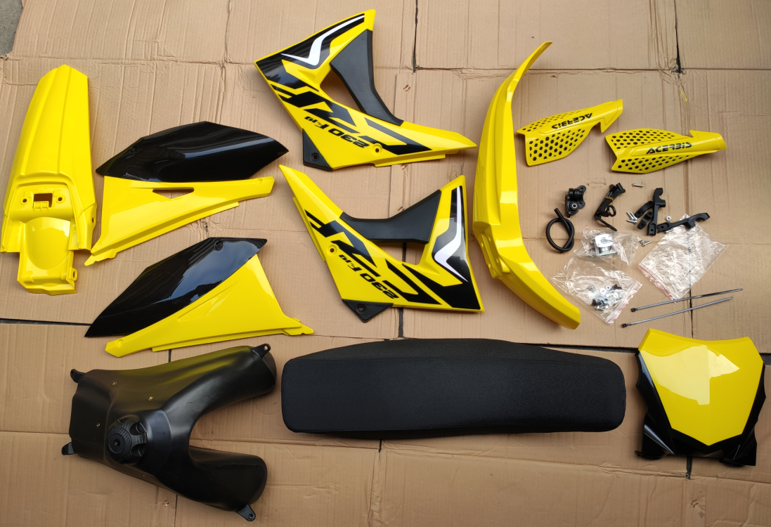 CRF230 plastic parts yellow